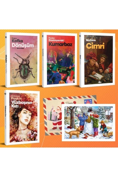 Halk Kitabevi Dünya Klasikleri Dörtlü Set - 14 Ve Kartpostal ürün görseli 1