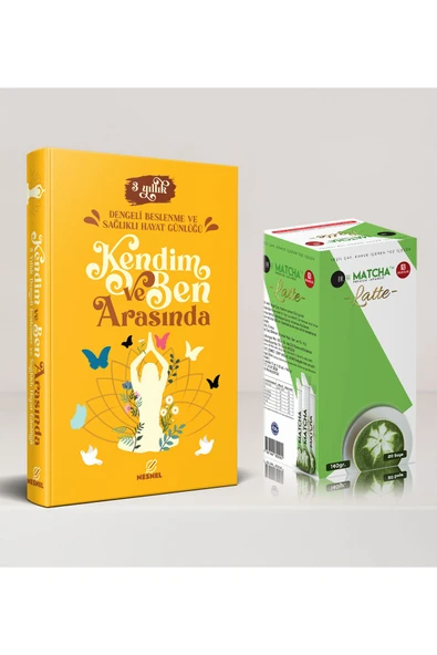 nesnel yayınlar Kendim ve Ben Arasında 3 Yıllık Diyet Günlüğü - Matcha Latte ürün görseli 1