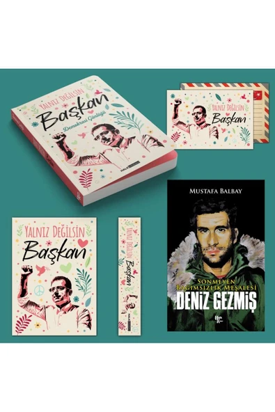 Halk Kitabevi Yalnız Değilsin Başkan ve Deniz Gezmiş - Mustafa Balbay İkili Set ürün görseli 1