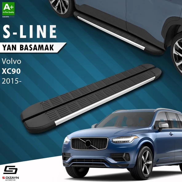 S-Dizayn Volvo XC90 2 S-Line Aluminyum Yan Basamak 193 Cm 2015 Üzeri ürün görseli