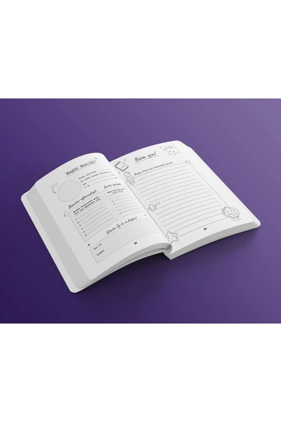 nesnel yayınlar Annem ve Ben Aramızda Günlüğü Ayraç ve Kartpostal Seti - Resim 5