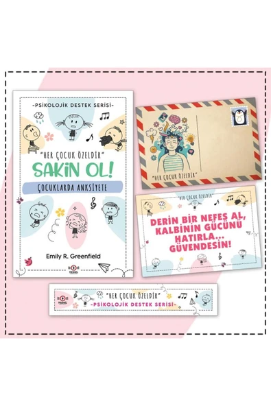 nesnel yayınlar Çocuklarda Anksiyete - Kartposal ve Ayraç İlaveli ürün görseli 1