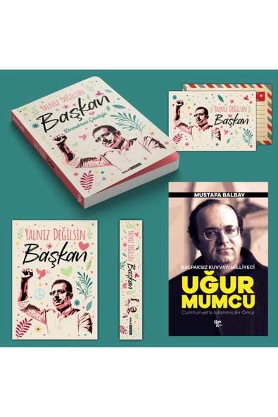 Halk Kitabevi Yalnız Değilsin Başkan ve Uğur Mumcu - Mustafa Balbay İkili Set ürün görseli 1