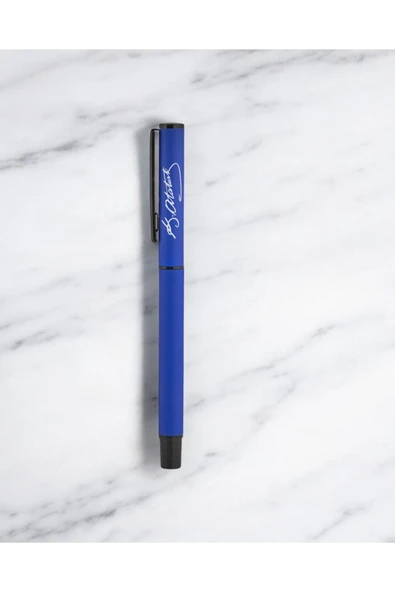 Nesnel Gift Atatürk İmzalı Mavi Roller Kalem ürün görseli