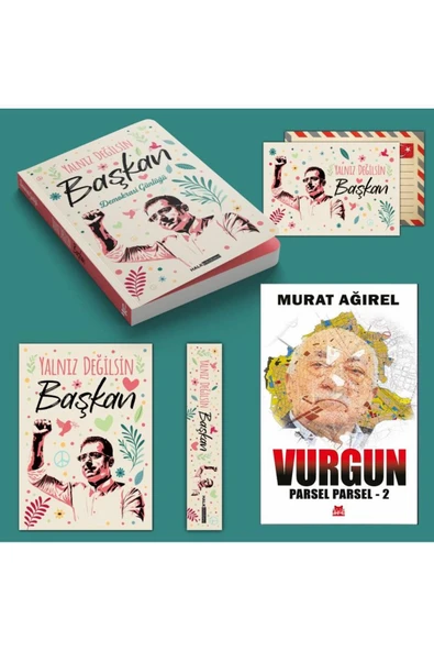 Halk Kitabevi Yalnız Değilsin Başkan ve Vurgun Parsel Parsel 2 - Murat Ağırel İkili Set ürün görseli 1