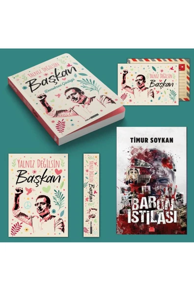 Halk Kitabevi Yalnız Değilsin Başkan ve Baron İstilası - Timur Soykan İkili Set ürün görseli 1