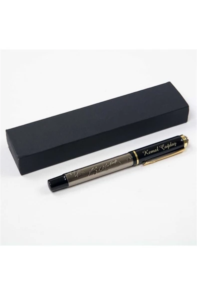 BANİMU Isme Özel Atatürk Imzası Kabartmalı Roller Kalem - Resim 4