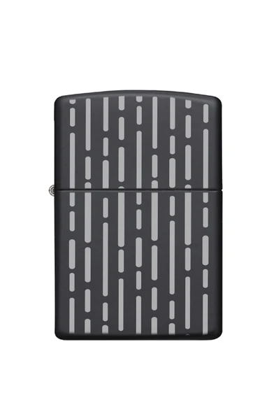 Nesnel Gift Kesik Çizgiler Desenli Metal Benzinli Çakmak - 3