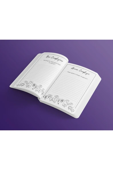 nesnel yayınlar Annem ve Ben Aramızda Günlüğü Ayraç ve Kartpostal Seti - Resim 6