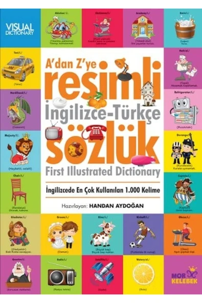 Mor kelebek A’dan Z’ye Resimli Ingilizce Türkçe Sözlük ürün görseli 1