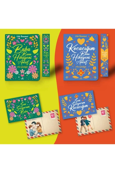 nesnel yayınlar Baba Bize Hikayeni Anlat Seti - Ayraç ve Kartpostal İlaveli ürün görseli 1