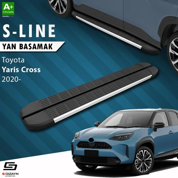 S-Dizayn Toyota Yaris Cross S-Line Aluminyum Yan Basamak 173 Cm 2020 Üzeri A+ Kalite ürün görseli