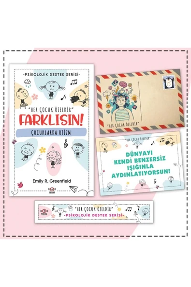 nesnel yayınlar Çocuklarda Otizm - Kartposal ve Ayraç İlaveli ürün görseli 1