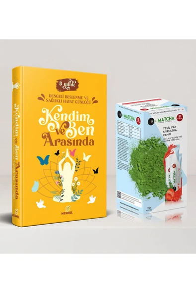 nesnel yayınlar Kendim ve Ben Arasında 3 Yıllık Diyet Günlüğü - Matcha Çilek Aromalı Form Çayı ürün görseli 1