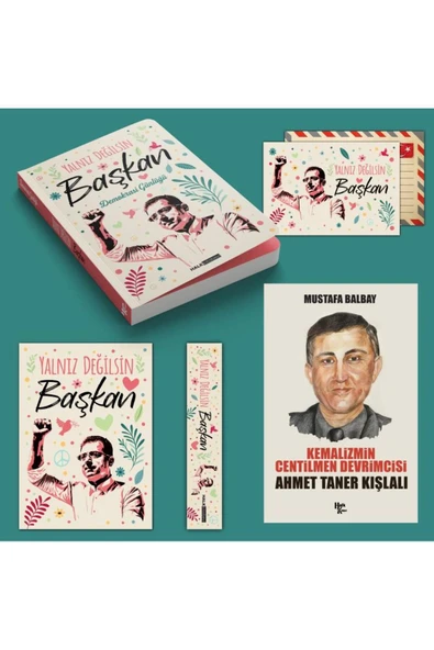 Halk Kitabevi Yalnız Değilsin Başkan ve Ahmet Taner Kışlalı - Mustafa Balbay İkili Set ürün görseli 1