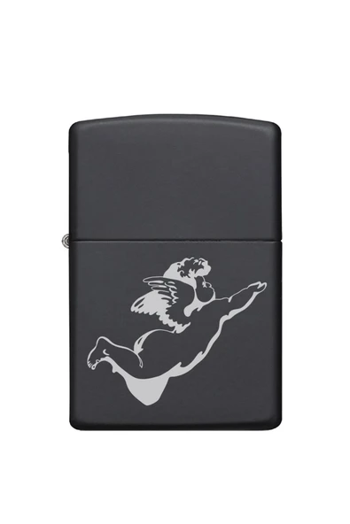 Nesnel Gift Melek Motifli Metal Benzinli Çakmak - Resim 3