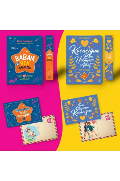 nesnel yayınlar Babam ve Biz Seti - Ayraç ve Kartpostal İlaveli ürün görseli 1