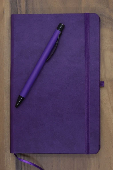ELALAZER Ajanda Defter Roller Kalem Seti Hediyelik Kaliteli Set - 2