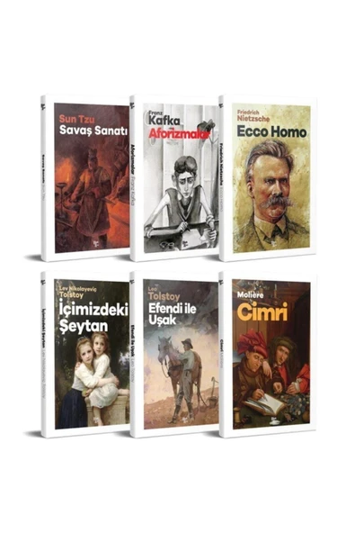 Halk Kitabevi Unutulmaz Dünya Klasikleri Serisi - 6 Kitap ürün görseli 1