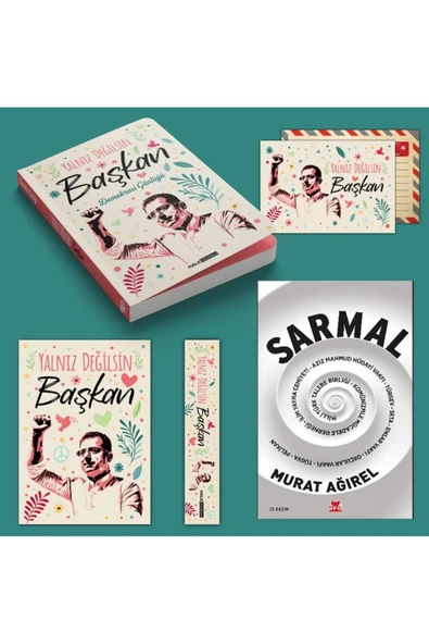 Halk Kitabevi Yalnız Değilsin Başkan ve Sarmal - Murat Ağırel İkili Set ürün görseli 1