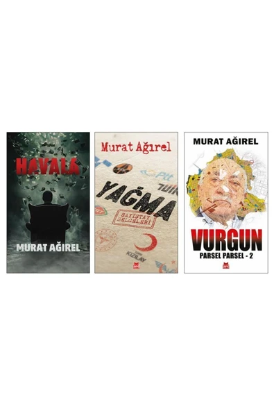 Kırmızı Kedi Yayınları Murat Ağırel 3'lü Set - Havala - Yağma - Vurgun ürün görseli 1