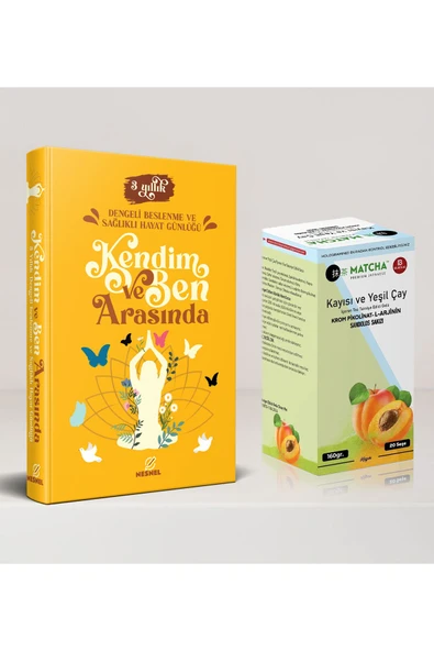 nesnel yayınlar Kendim ve Ben Arasında 3 Yıllık Diyet Günlüğü - Matcha Kayısı Aromalı Form Çayı ürün görseli 1