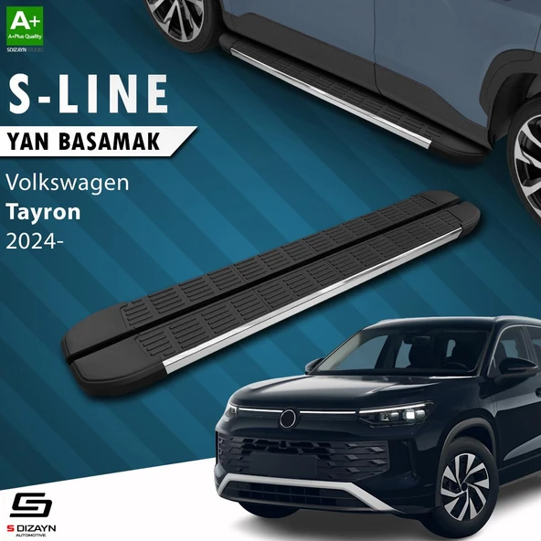 S-Dizayn VW Tayron 2 S-Line Krom Yan Basamak 193 Cm 2024 Üzeri A+ Kalite ürün görseli