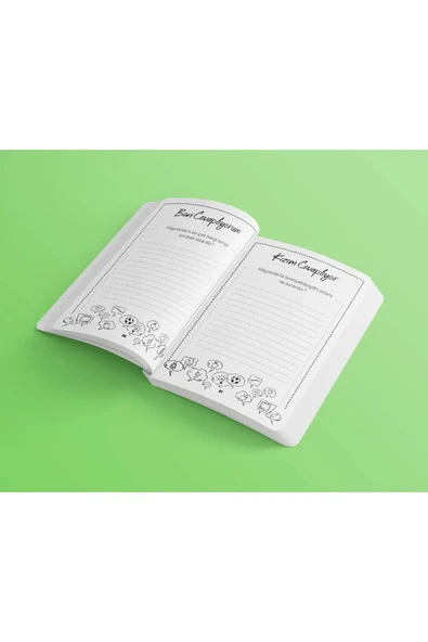 nesnel yayınlar Kızım ve Ben Aramızda Günlüğü Ayraç ve Kartpostal Seti - Resim 4