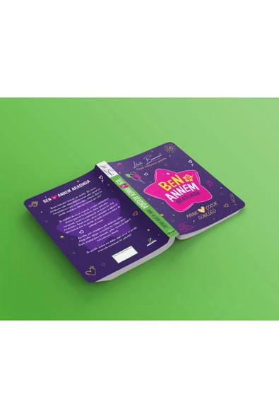 nesnel yayınlar Annem ve Ben Aramızda Günlüğü Ayraç ve Kartpostal Seti - Resim 2