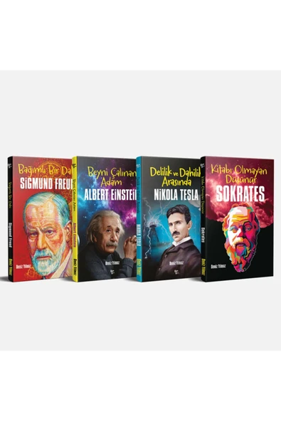Halk Kitabevi Dünyaya Yön Veren Bilim Adamları Seti - 4 Kitap ürün görseli 1