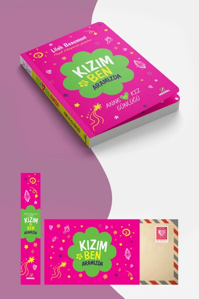 nesnel yayınlar Kızım ve Ben Aramızda Günlüğü Ayraç ve Kartpostal Seti ürün görseli 1