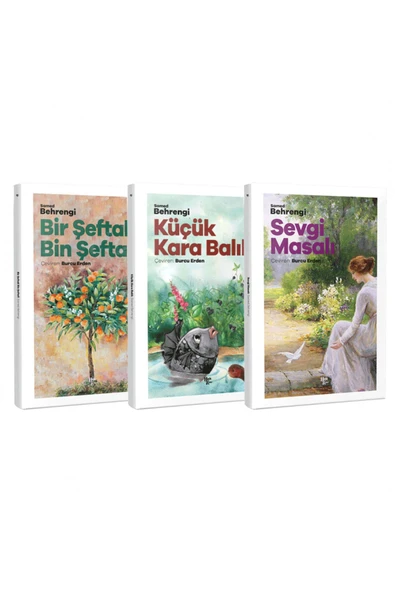 Halk Kitabevi Samed Behrengi 3'lü Set -Bir Şeftali Bin Şeftali - Küçük Karabalık - Sevgi Masalı ürün görseli 1