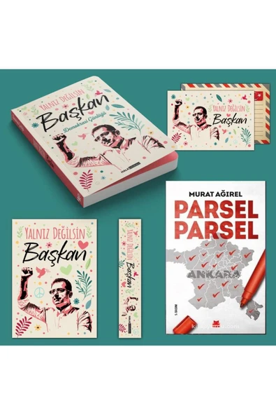 Halk Kitabevi Yalnız Değilsin Başkan ve Parsel Parsel - Murat Ağırel İkili Set ürün görseli 1