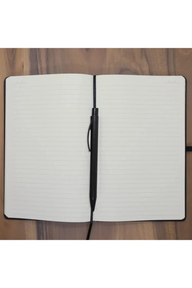 Halk Kitabevi Soft Deri Tarihsiz Ajanda Ve Kalem Seti - Resim 3