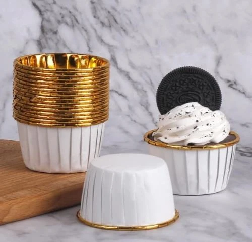 Cupcake/Muffin /Suffle Kek Kapsülü Beyaz 50 Li ürün görseli