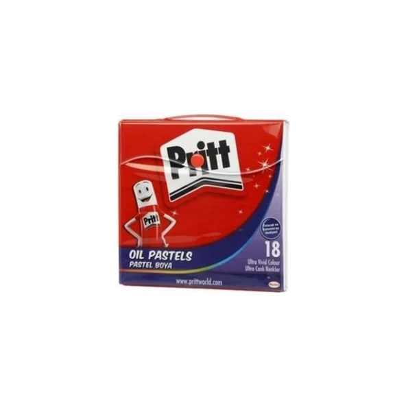 Pritt Pastel Boya 18 Renk Çantalı 1048063 0668 1924 ürün görseli 1