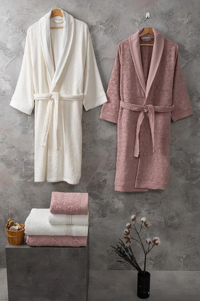 Altınbaşak Bambu Bornoz Seti Rena İvort Rosetta ürün görseli