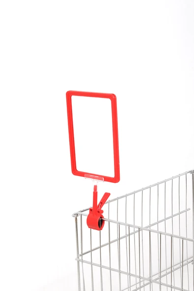 A5 Plastik Çerçeve Kırmızı 10'lu Paket - 2