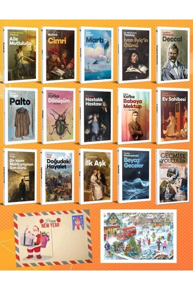 Halk Kitabevi Dünya Klasikleri Onbeşli Set - 2 Ve Kartpostal ürün görseli 1