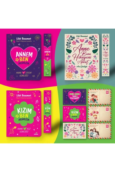 nesnel yayınlar Anne Kız Arasında - Ayraç ve Kartpostal İlaveli ürün görseli 1