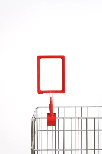 A6 Plastik Çerçeve Kırmızı 10'lu Paket - Resim 2