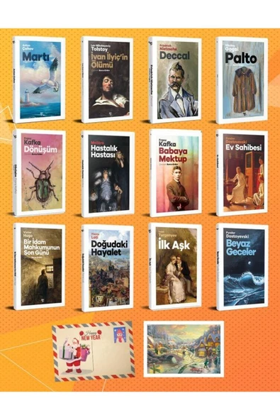 Halk Kitabevi Dünya Klasikleri Onikili Set - 1 Ve Kartpostal ürün görseli 1