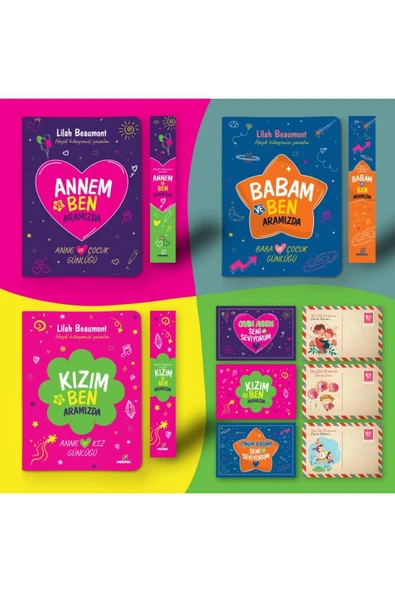 nesnel yayınlar Anne Baba ve Kız Arasında - Ayraç ve Kartpostal İlaveli ürün görseli 1