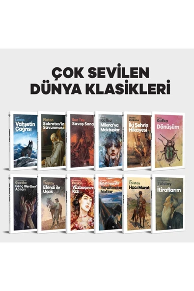 Halk Kitabevi Dünya Klasikleri Seti - 12 Kitap - Resim 2