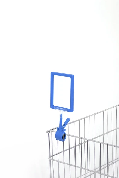 A6 Plastik Çerçeve Mavi 10'lu Paket - Resim 3