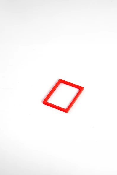 A6 Plastik Çerçeve Kırmızı 10'lu Paket ürün görseli 1