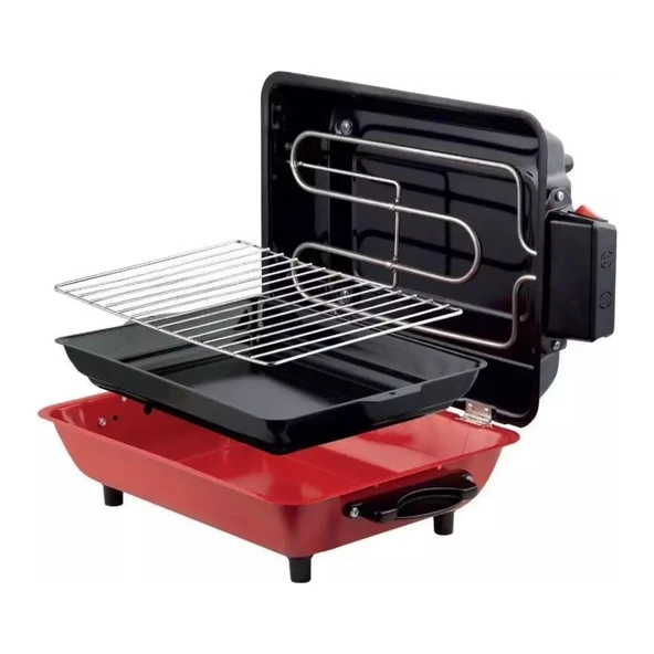Mina Emaye Tepsili 1100W Elektrikli Izgara - 4