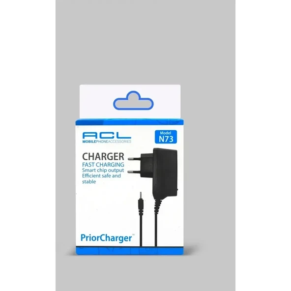 ACL AC-3 N73 0.6A 1mt Sabit Kablolu Şarj Aleti Seyahat Şarj ürün görseli 1