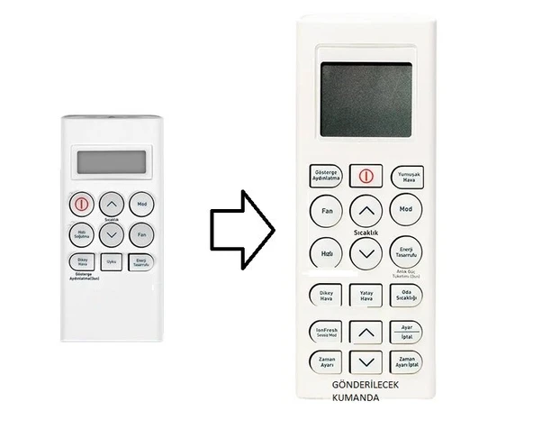 Grundig Klima Eşdeğer Kumanda ürün görseli 1