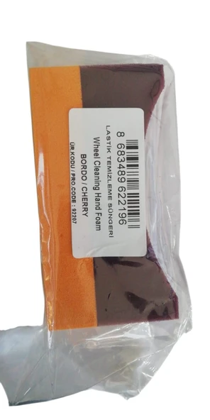 BEFAR LASTİK TEMİZLEME SÜNGERİ BORDO 92207 ürün görseli